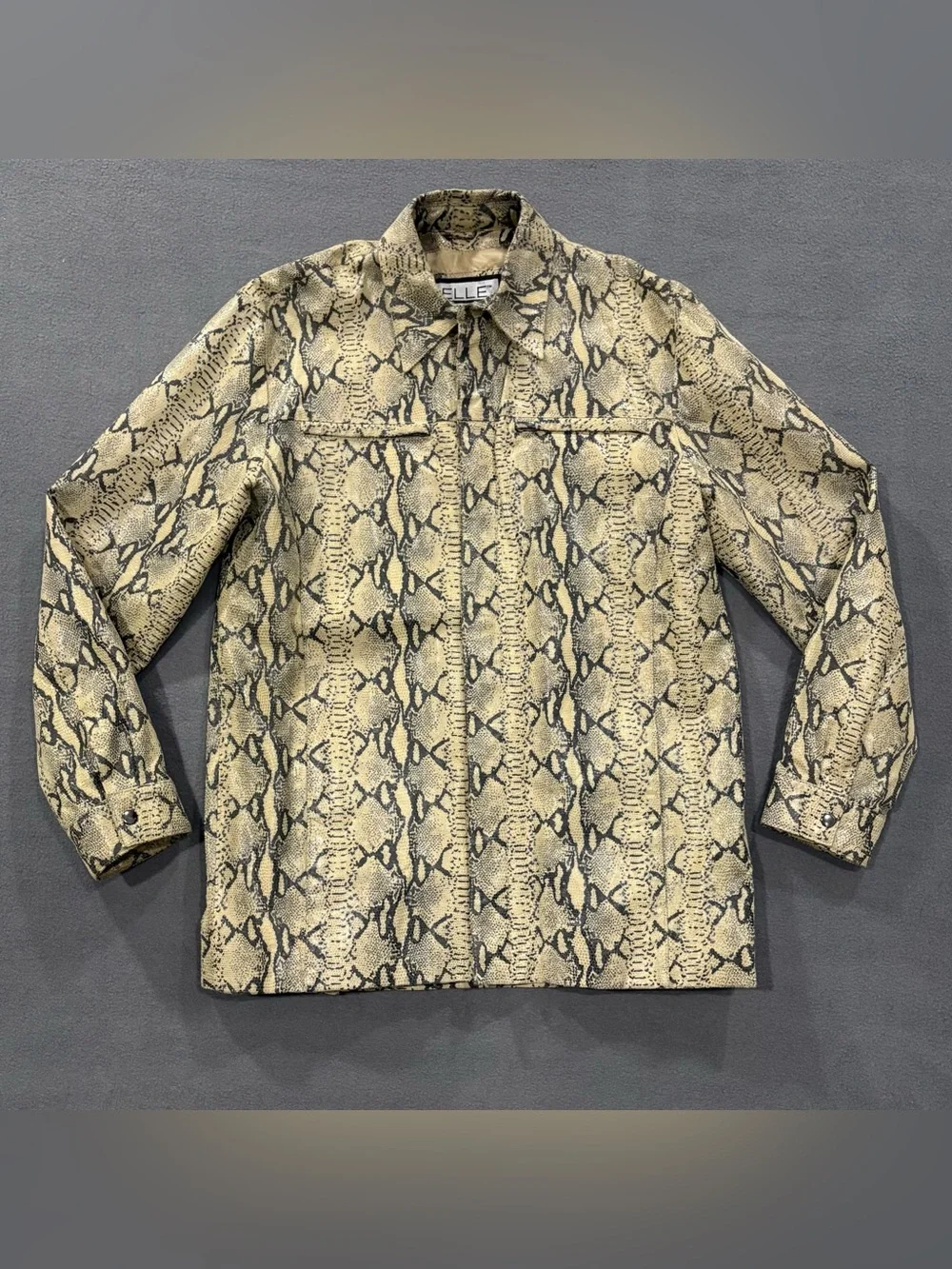 Pelle Studio by Wilsons Leather Python Snake Print Jacket Men’s Size M